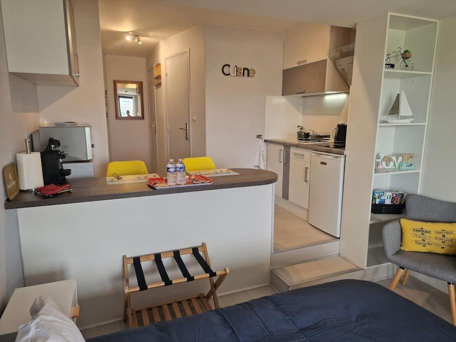 Le Cocooning-Studio Deauville Marina Avec Terrasse Vue Mer Et Plage Exteriér fotografie